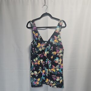 Swimsuits For All Floral Swimdress